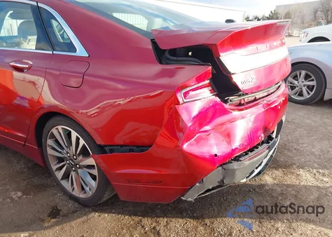 2017 Lincoln Mkz Select из США, поврежденный, VIN 3LN6L5D98HR635420